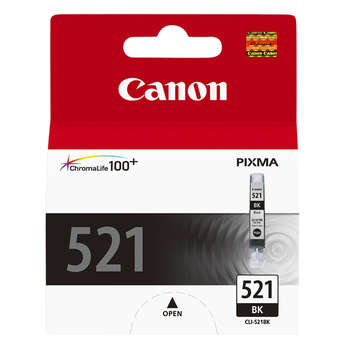 Струйный картридж Canon CLI-521BK 2933B004 черный для PIXMA iP3600/4600/MP540/620/630/980 (9мл)