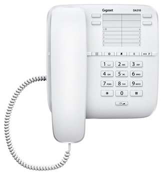 Телефон GIGASET DA310 WHITE S30054-S6528-S302