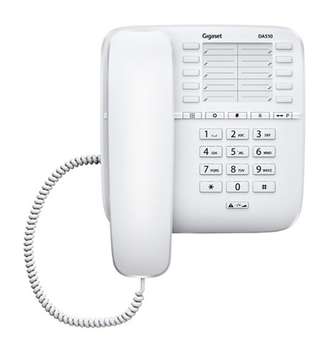 Телефон GIGASET DA510 WHITE S30054-S6530-S302