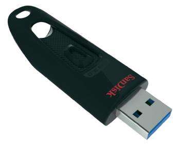 Flash-носитель SanDisk 128Gb Ultra SDCZ48-128G-U46 USB3.0 черный
