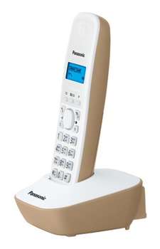 Телефон Panasonic Р/ Dect KX-TG1611RUJ бежевый/белый АОН