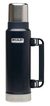 Термос STANLEY Classic Vac Bottle Hertiage 1.3л. темно-синий/серебристый