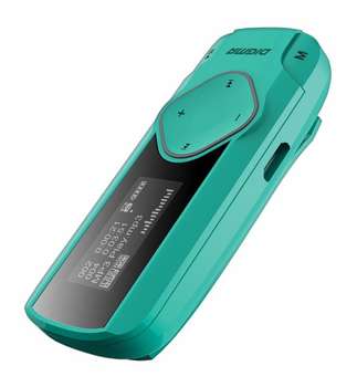 MP3-плеер Digma R2 8Gb мятный/черный/0.8"/FM/microSD/clip