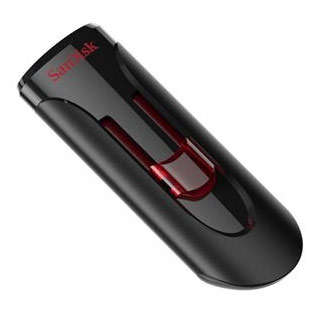 Flash-носитель SanDisk Флеш Диск 256Gb Cruzer Glide SDCZ600-256G-G35 USB3.0 черный/красный