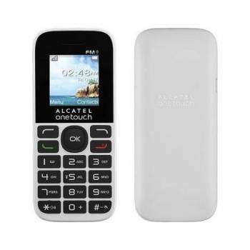 Сотовый телефон ALCATEL Мобильный телефон  1016D белый моноблок 2Sim 1.8" 160x128 GSM900/1800 FM