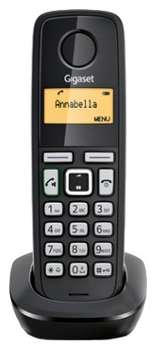 Телефон GIGASET Дополнительная трубка для телефона Dect A220H черный для A120/220