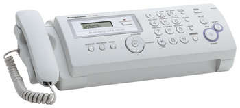 Факс Panasonic имильный аппарат  на основе термопереноса/ Дисплей - есть, АОН - есть, цвет - белый