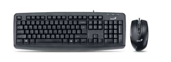 Комплект (клавиатура+мышь) Genius Комплект  клавиатура + мышь KM-100X, Black, USB  31330211100