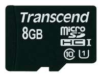 Карта памяти Transcend 8GB microSDHC Class10 UHS-I 300X PREMIUM TS8GUSDCU1