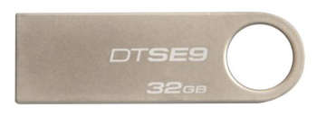 Flash-носитель Kingston DataTraveler SE9 32GB, 1 шт., серебристый