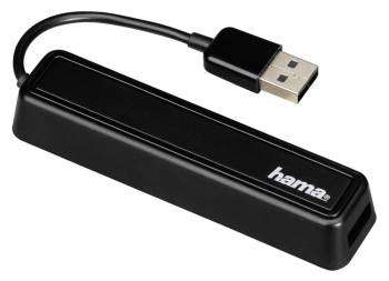 Маршрутизатор Hama USB 2.0  12167 4порт. черный