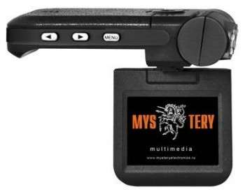 Автомобильный видеорегистратор MYSTERY MDR-630 черный 4Mpix 960x1280 120гр.