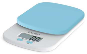 Кухонные весы STARWIND SSK2156 голубой