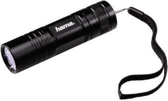 Фонарь Hama R-103 черный 3Вт лам.:светодиод. AAAx3 00136232