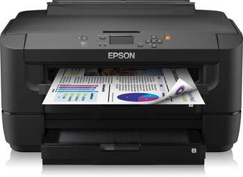 Струйный принтер Epson Принтер струйный  WorkForce WF-7110DTW  A3+ Duplex Net WiFi USB RJ-45 черный