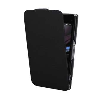 Аксессуар для смартфона Lazarr Чехол Чехол Protective Case Slim для Sony Xperia Z1 Compact, эко кожа, черный 11101816
