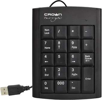 Клавиатура Crown MICRO NumPad CMNK-001 Black USB