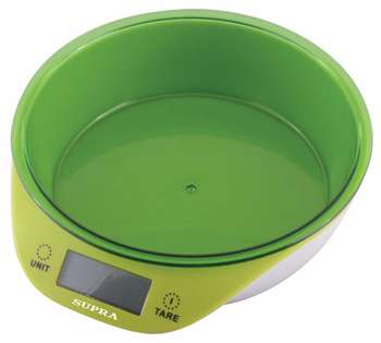 Кухонные весы SUPRA Весы кухонные электронные  BSS-4086 макс.вес:5кг зеленый