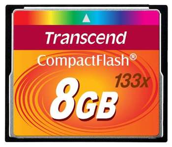 Flash-носитель Transcend 8GB CF Card