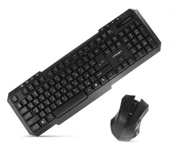 Комплект (клавиатура+мышь) Crown Комплект  беспроводной, клавиатура и мышь CMMK-953W CMMK-953W