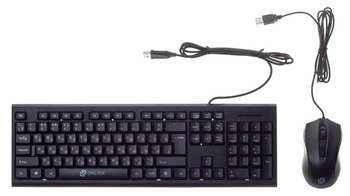 Комплект (клавиатура+мышь) 620M Black USB