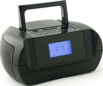 Магнитола SUPRA Аудио  BB-105UB черный 6Вт/MP3/FM/USB/BT/SD/microSD