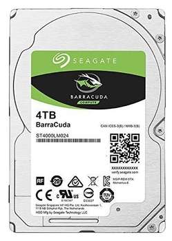 Жесткий диск HDD Seagate 4Tb Barracuda ST4000LM024 2.5" SATA 6Gb/s 128Mb 5400rpm