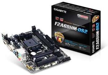 Материнская плата Gigabyte AMD A68H SFM2+ MATX GA-F2A68HM-DS2 V1.1