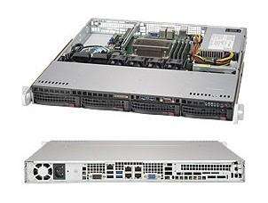 SuperMicro Серверная платформа 1U SATA BLACK SYS-5019S-MN4 SUPERMICRO