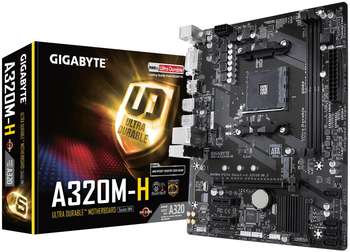 Материнская плата Gigabyte AMD A320 SAM4 MATX GA-A320M-H V1.1