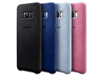 Аксессуар для смартфона для Samsung Galaxy S8+ Alcantara Cover голубой (EF-XG955ALEGRU)