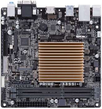 Материнская плата ASUS PRIME J3355I-C 2xDDR3 mATX AC`97 8ch GbLAN+VGA+HDMI