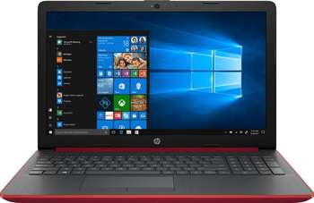 Ноутбук HP 15-db0185ur A4 9125/4Gb/500Gb/AMD Radeon R3/15.6"/UWVA/FHD /Windows 10/red/WiFi/BT/Cam