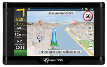 GPS-навигатор NAVITEL GPS E500 Magnetic 5" 800x480 8Gb microSDHC серый Navitel