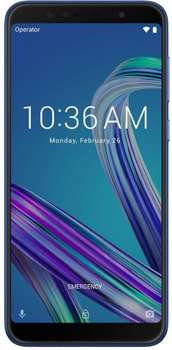 Смартфон ASUS ZB602KL ZenFone Max Pro M1 64Gb 4Gb синий моноблок 3G 4G 2Sim 6" 1080x2160 Android 8.1 13Mpix 802.11bgn BT GPS GSM900/1800 GSM1900 TouchSc MP3 FM A-GPS microSD max2000Gb