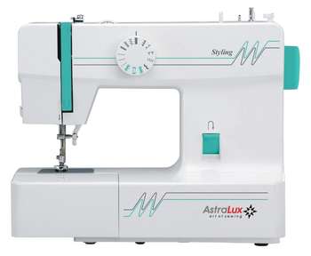 Швейная машина ASTRALUX Styling белый/зеленый