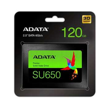 Накопитель SSD A-DATA SATA III 120Gb Ultimate SU650 2.5", ASU650SS-120GT-R