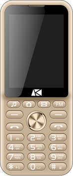 Сотовый телефон ARK Power F3 32Mb золотистый моноблок 2Sim 2.8" 240x320 0.3Mpix BT GSM900/1800 MP3 FM microSD
