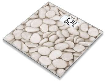 Весы BEURER напольные электронные  GS203 макс.150кг рисунок/камни
