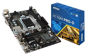 Материнская плата MSI H110M PRO-D Soc-1151 Intel H110 2xDDR4 mATX AC`97 8ch GbLAN+DVI УЦЕНКА