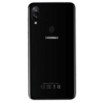 Смартфон Doogee Y7 Obsidian Black, 5.84" 19:9 2280x1080, 1.6GHz, 8 Core, 3GB RAM, 32GB, up to 64GB flash, 16Mpix+13Mpix/16Mpix, 2 Sim, 2G, 3G, LTE, BT, Wi-Fi, GPS, Micro-USB, 3360mAh, Android 8.1, 180g, 151.4x73.8x8.9 Y7_Obsidian Black