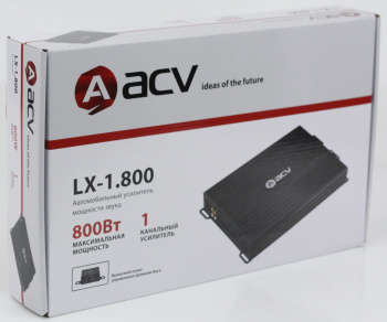 Автомобильный усилитель ACV LX-1.800 одноканальный (26658)