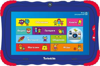 Планшет TURBO Kids S5 Cortex A5/RAM1Gb/ROM16/7"/WiFi/BT/2Mpix/0.3Mpix/Android 7.1/синий