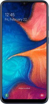 Смартфон Samsung Galaxy A20 SM-A205F 32Gb синий SM-A205FZBVSER
