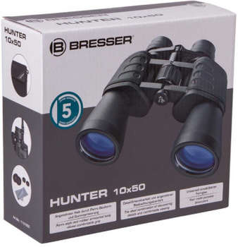 Бинокль Bresser 10-10x 50мм Hunter 10x50 черный