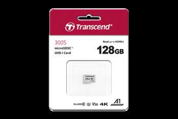 Карта памяти Transcend 128GB UHS-I U1 microSD TS128GUSD300S