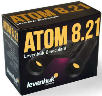 Бинокль Levenhuk 8-8x 21мм Atom 8x21 черный