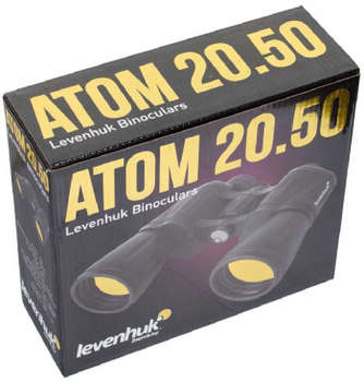 Бинокль Levenhuk 20-20x 50мм Atom 20x50 черный