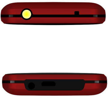 Сотовый телефон ARK Power 4 32Mb красный моноблок 2Sim 2.8" 240x320 Mocor 0.3Mpix GSM900/1800 MP3 FM microSD max32Gb