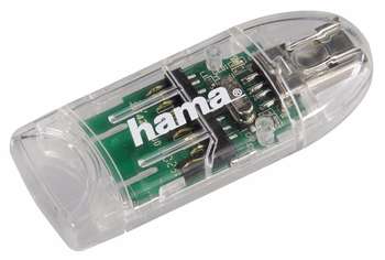 Аксессуар для ноутбука Hama USB2.0 00091092 прозрачный